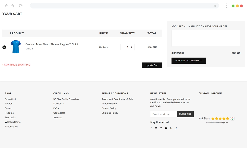 Optimized Checkout Process