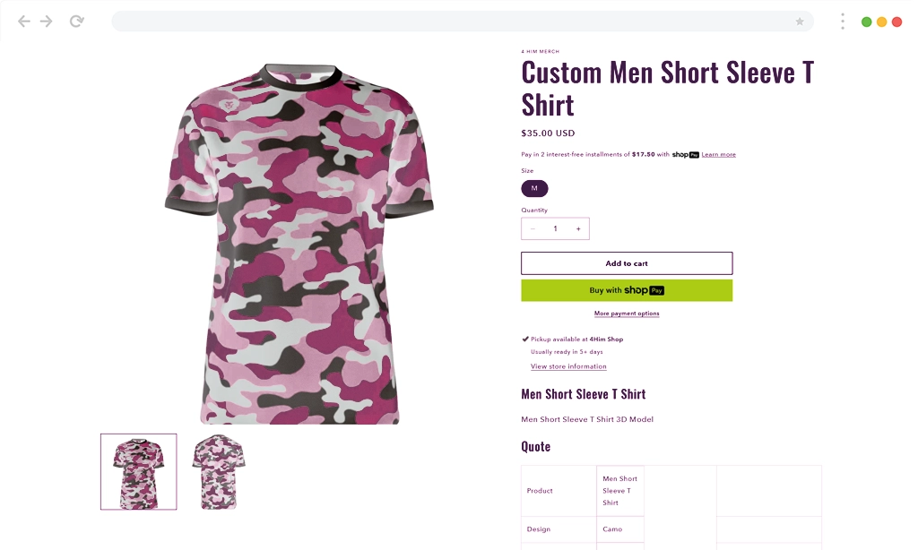 Dynamic Product Page